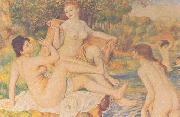 Pierre Renoir Bathers oil painting reproduction